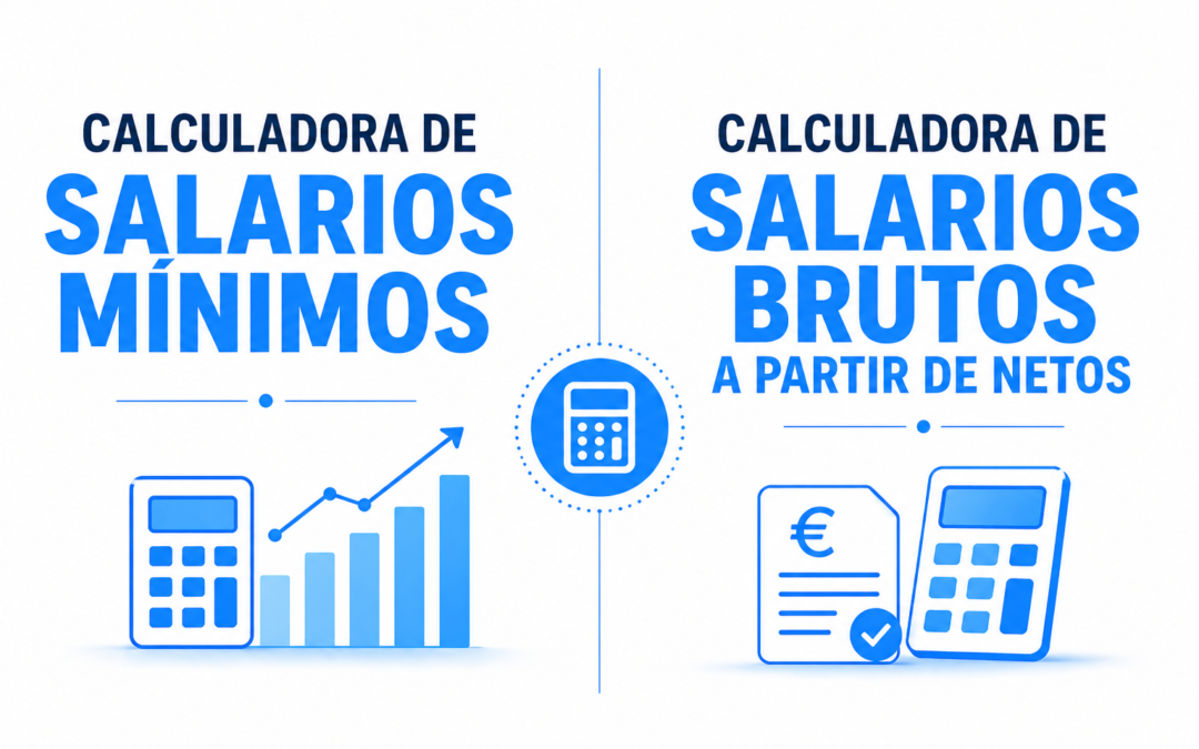Calculadoras de salario empleadas del hogar 2026: bruto, neto y coste total