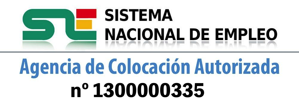 Sello oficial de Agencia de Colocación Autorizada del SEPE con número 1300000335 de Mimucama.